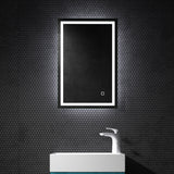 glasvilla Wandspiegel Badezimmer Spiegel LED Bad-Spiegel mit Touchschalter, Beschlagfrei durch Antifog-Schicht LED-Spiegel02