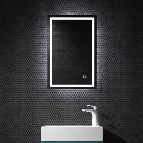 glasvilla Wandspiegel Badezimmer Spiegel LED Bad-Spiegel mit Touchschalter, Beschlagfrei durch Antifog-Schicht LED-Spiegel02