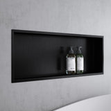 glasvilla Duschnische Bad  Wandnische befliesbar aus Edelstahl Duschregal einfache Montage