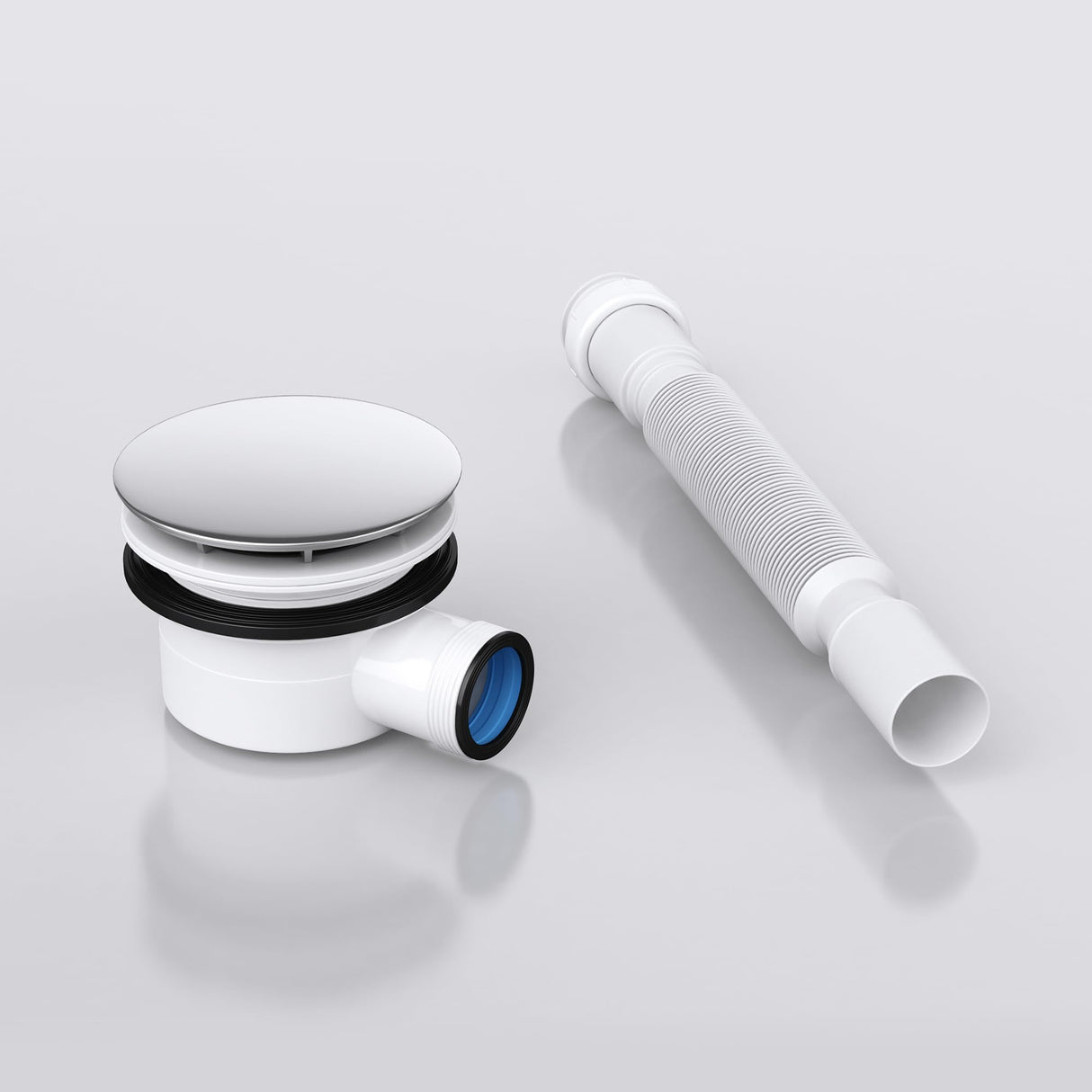 glasvilla Dusche Ablaufgarnitur für Duschwanne Duschtasse Abfluss Ablauf Siphon