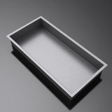 glasvilla Duschnische Bad  Wandnische befliesbar aus Edelstahl Duschregal einfache Montage