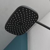 glasvilla Duschsystem mit Hand- und Kopfbrause Regendusche Duscharmatur mit Wandhalterungs-Set