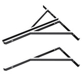 glasvilla Design Wandkonsole aus Edelstahl Waschtisch Halterung WH02