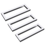 glasvilla Design Wandkonsole aus Edelstahl Waschtisch Halterung 3 Stück WH01