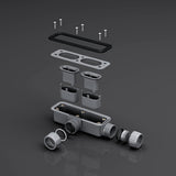 glasvilla Dusche Ablaufgarnitur für Duschwanne Duschtasse Abfluss Ablauf Siphon