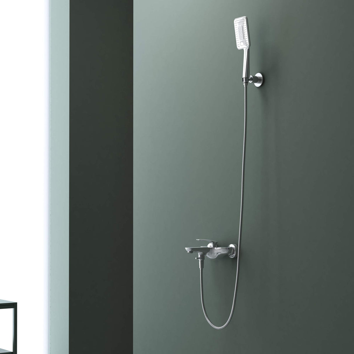 glasvilla Duschsystem Handbrause & Einhebelmischer inkl. 3-Strahlarten