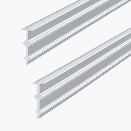 glasvilla Duschdichtung Dichtung Dusche Glastür für 6mm - 10mm Glasstärke Ersatzdichtung Duschwand Wanddichtung