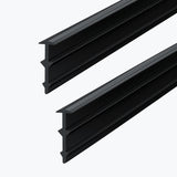 glasvilla Duschdichtung Dichtung Dusche Glastür für 6mm - 10mm Glasstärke Ersatzdichtung Duschwand Wanddichtung