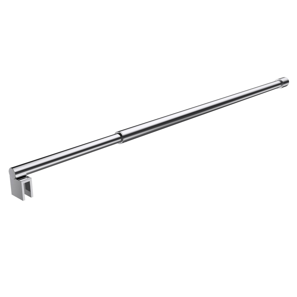 glasvilla Haltestange Duschwand Duschabtrennung Duschglaswand | Stabilisator für Walk in Dusche | um 180°schwenkbar für 6-10 mm Glasstärke