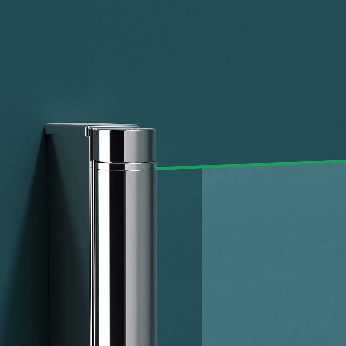 glasvilla Duschwand für Badewanne Badewannenwand faltbar 180° Sicherheitsglas mit NANO 90x140cm Badewannentrennwand Badewannenaufsatz Cortona1121