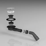 glasvilla Dusche Ablaufgarnitur für Duschwanne Duschtasse Abfluss Ablauf Siphon