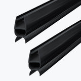 glasvilla Duschdichtung Duschlippe | Duschtürdichtung 6mm - 8mm Glasstärke | Ersatzdichtung Duschtür Duschwand gerade