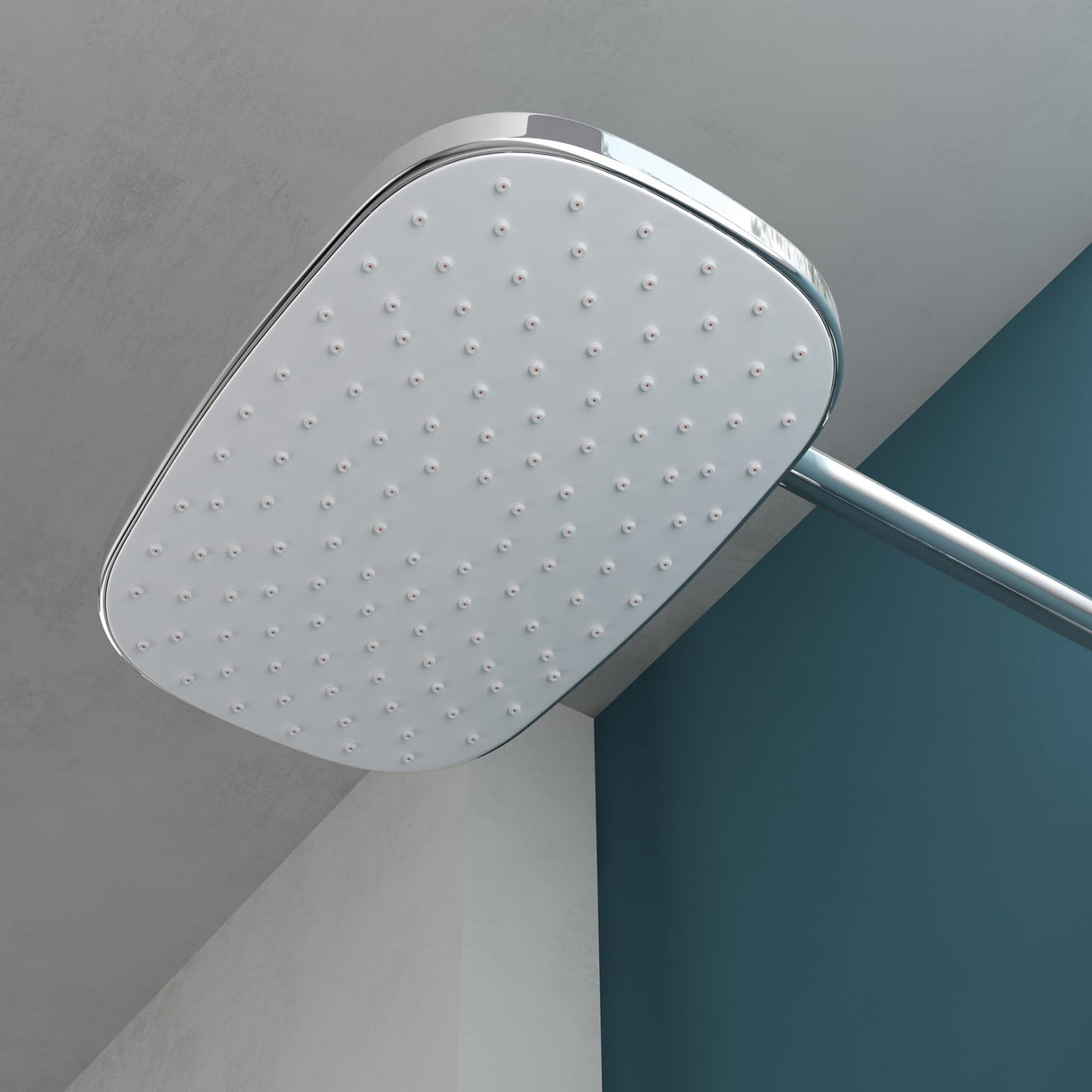 glasvilla Duschsystem mit Hand- und Kopfbrause Regendusche Duscharmatur mit Wandhalterungs-Set