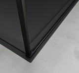 glasvilla Duschkabine Hebe-Senk-Mechanismus 8mm ESG-Sicherheitsglas Nano-Beschichtung Rav36-Plus schwarz