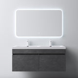 glasvilla Badmöbel Set Badezimmermöbel mit Mineralguss Waschbecken Waschtisch Botanica