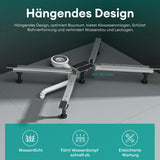 glasvilla Duschwannenfüße Duschwannenfuß Brausewannenfuß Montagefuß für Duschwannen in X-Form Duschwannengestell mit 5 Stellfüßen