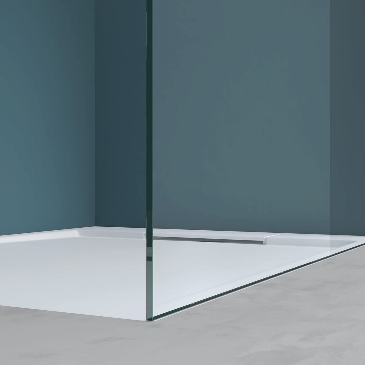 glasvilla Duschwand für Dusche Duschabtrennung Walk-In ESG-Sicherheitsglas 10mm NANO Glas BRAM1&3 Bremen2DM