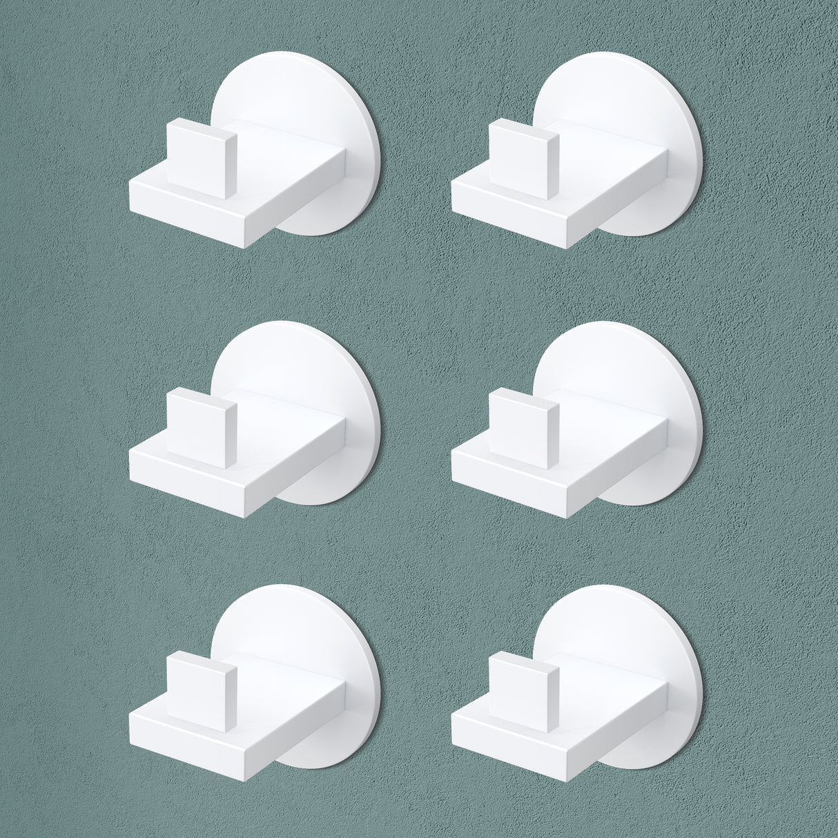 glasvilla Kleiderhaken Wandgarderobe Wandhaken aus Edelstahl Garderobenleiste Garderobenhaken Stalo-08+Stalo-09