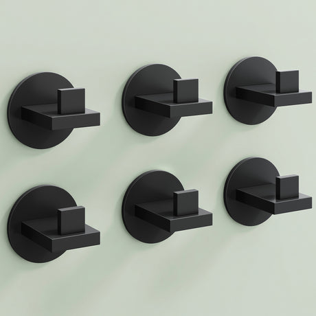 glasvilla Kleiderhaken Wandgarderobe Wandhaken aus Edelstahl Garderobenleiste Garderobenhaken Stalo-08+Stalo-09