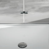 glasvilla Duschtür Nischentür dusche Duschabtrennung Duschkabine Duschwand 8mm Klarglas ESG-Sicherheitsglas mit Nanobeschichtung Teramo37K