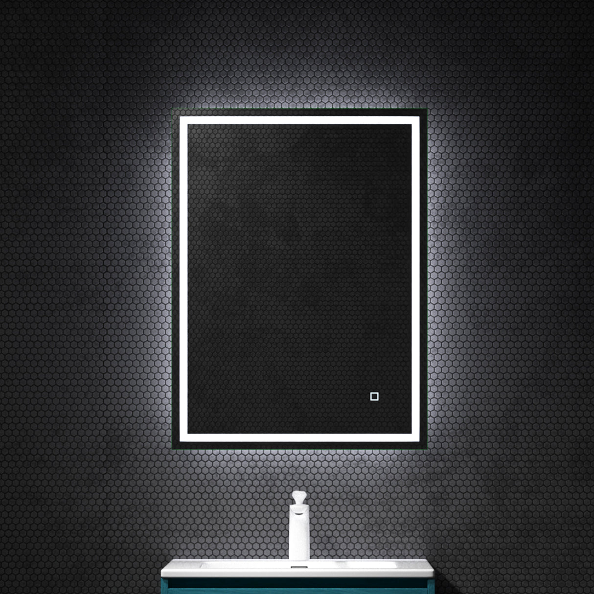 glasvilla Wandspiegel Badezimmer Spiegel LED Bad-Spiegel mit Touchschalter, Beschlagfrei durch Antifog-Schicht LED-Spiegel02