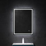 glasvilla Wandspiegel Badezimmer Spiegel LED Bad-Spiegel mit Touchschalter, Beschlagfrei durch Antifog-Schicht LED-Spiegel02