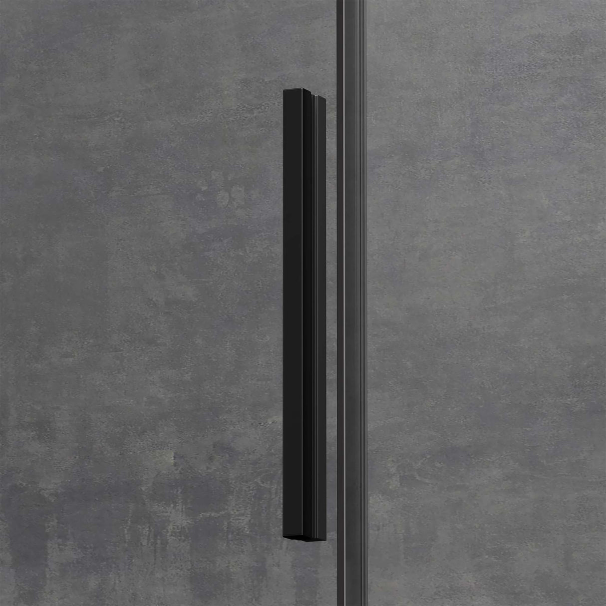 glasvilla Duschkabine Schiebetür 6mm ESG-Sicherheitsglas Duschabtrennung Soft-Close-Mechanismus Seitenanstieg Ravenna12K Schwarz