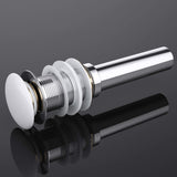 glasvilla Ablaufgarnitur Waschbeckenstöpsel | Waschtisch Stöpsel für alle DIN-Waschbecken