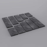 glasvilla Waschbeckenauflage inkl. 2x Edelstahlkonsolenträger Waschtischhalter Waschtischplatte HolzplattePlatte