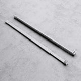 glasvilla Haltestange Duschwand Duschabtrennung Duschglaswand | Stabilisator für Walk in Dusche | um 180°schwenkbar für 6-10 mm Glasstärke