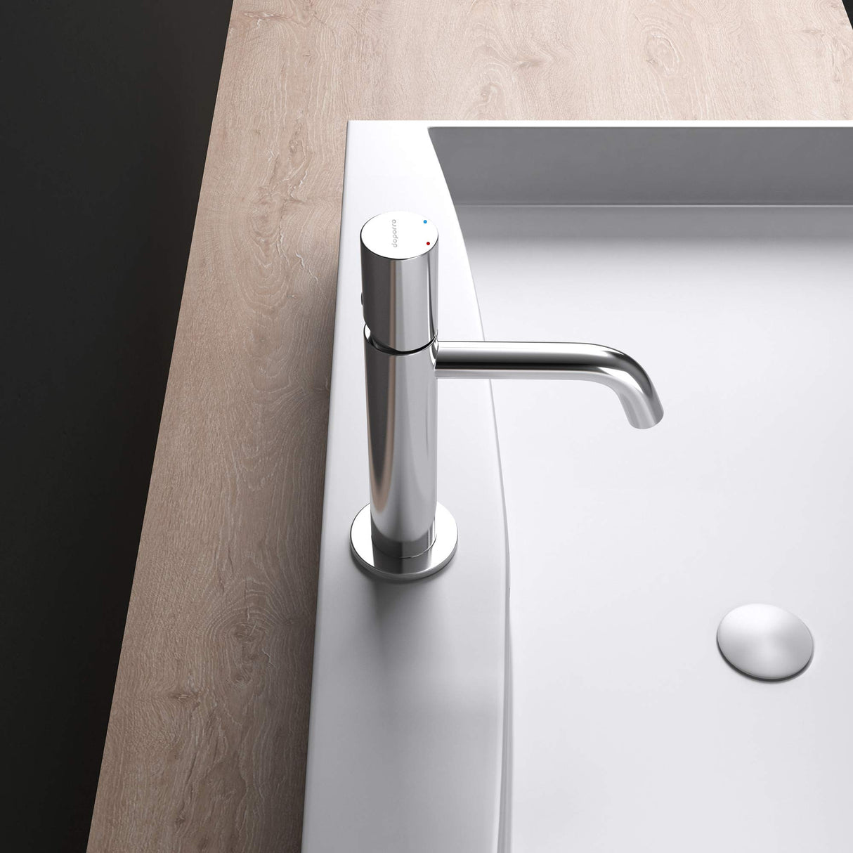 glasvilla Armatur Wasserhahn Bad Waschbeckenarmatur Badinstallationen Einhebelmischer WAO-7701