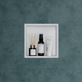 glasvilla Duschnische Bad  Wandnische befliesbar aus Edelstahl Duschregal einfache Montage