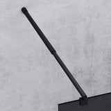 glasvilla Duschwand für Dusche Duschabtrennung Walk-In ESG-Sicherheitsglas 8mm NANO Glas BRAM1&BRAM3 Bremen1 Schwarz