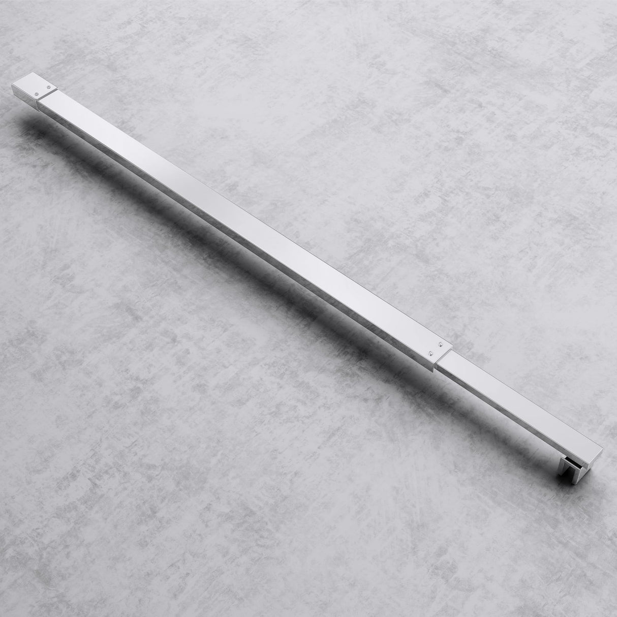 glasvilla Haltestange Duschwand Duschabtrennung Duschglaswand | Stabilisator für Walk in Dusche | um 180°schwenkbar für 6-10 mm Glasstärke