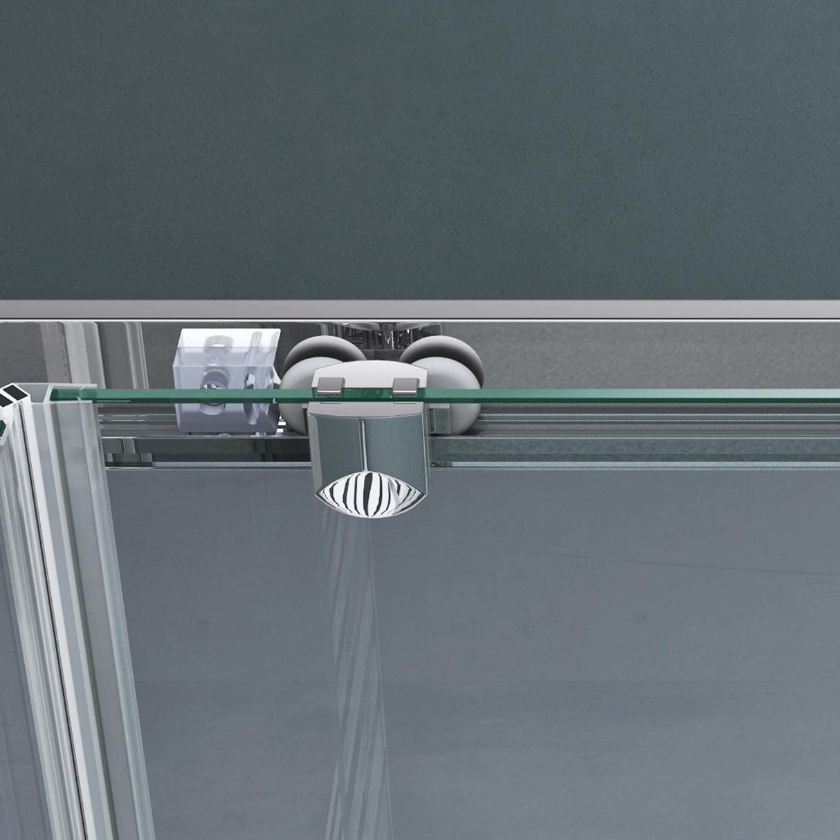 glasvilla Duschkabine mit Doppel-Schiebetür Duschtür Eckeinstieg Echtglas Lotuseffekt 6mm ESG-Sicherheitsglas Ravenna16MS