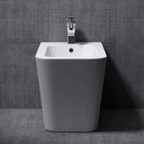 glasvilla Wand Bidet Keramik Bidet Hänge-Bidet WC-Bidet Formschön Weiß