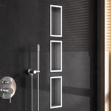 glasvilla Duschnische Bad  Wandnische befliesbar aus Edelstahl Duschregal einfache Montage