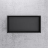 glasvilla Duschnische Bad  Wandnische befliesbar aus Edelstahl Duschregal einfache Montage