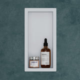 glasvilla Duschnische Bad  Wandnische befliesbar aus Edelstahl Duschregal einfache Montage