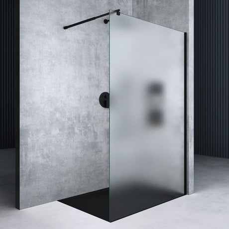 glasvilla Duschwand für Dusche Duschabtrennung Walk-In ESG-Sicherheitsglas 8mm NANO Glas BRAM1&BRAM3  Bremen1K