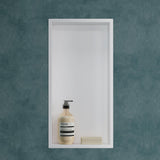 glasvilla Duschnische Bad  Wandnische befliesbar aus Edelstahl Duschregal einfache Montage