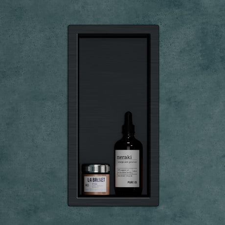 glasvilla Duschnische Bad  Wandnische befliesbar aus Edelstahl Duschregal einfache Montage