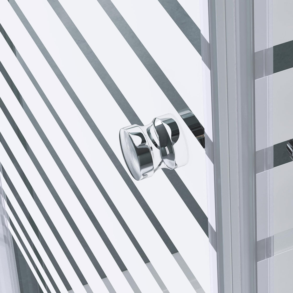 glasvilla Duschkabine mit Doppel-Schiebetür Duschtür Eckeinstieg Echtglas Lotuseffekt 6mm ESG-Sicherheitsglas Ravenna16MS