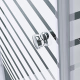 glasvilla Duschkabine mit Doppel-Schiebetür Duschtür Eckeinstieg Echtglas Lotuseffekt 6mm ESG-Sicherheitsglas Ravenna16MS