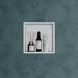 glasvilla Duschnische Bad  Wandnische befliesbar aus Edelstahl Duschregal einfache Montage