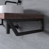 glasvilla Design Wandkonsole aus Edelstahl Waschtisch Halterung Regalträger Regalhalter WH04