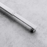 glasvilla Haltestange Duschwand Duschabtrennung Duschglaswand | Stabilisator für Walk in Dusche | um 180°schwenkbar für 6-10 mm Glasstärke