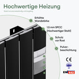 glasvilla Badheizkörper flach Mittelanschluss und Seitenanschluss Paneelheizkörper Badheizung Einlagig aus Stahl FV