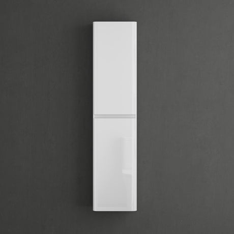 glasvilla Seitenschrank Badezimmerschrank mit 2 Türen und 4 Fächern BxT: 35x20 cm Hochschrank Badregal Allzweckschrank Lucca