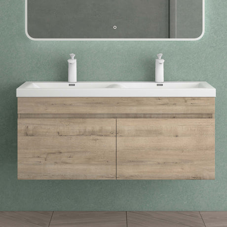 glasvilla Badmöbel Set Badezimmermöbel mit Mineralguss Waschbecken Waschtisch Botanica